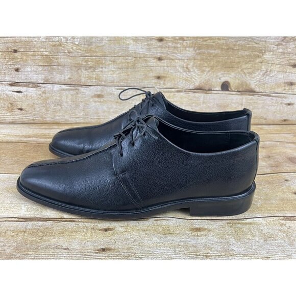 Cole Haan Beckett Oxford II Black Leather Shoes Mens Size 8D - Picture 1 of 10